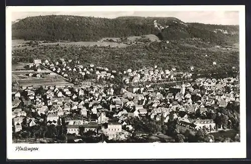 AK Pfullingen, Teilansicht mit Kirche