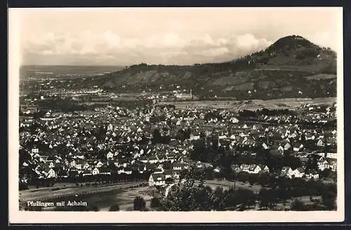 AK Pfullingen, Teilansicht mit Achalm