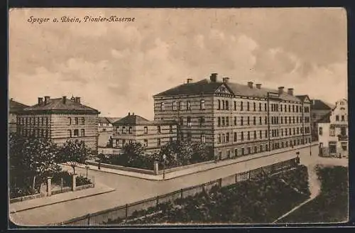 AK Speyer a. Rhein, Die Pionier-Kaserne