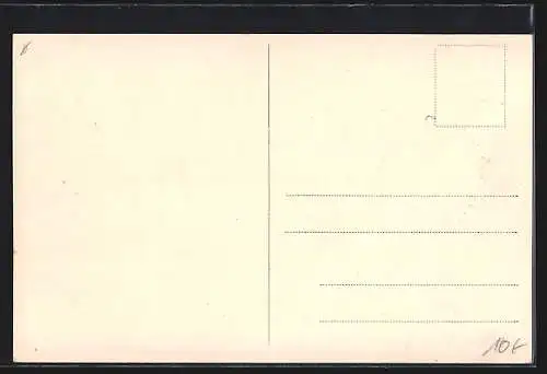 AK Crefeld, Husaren-Kaserne mit Soldaten