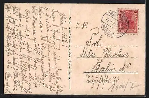 AK Berlin, Etablissement der Germania-Prachtsäle v. Carl Richter, Weisser Saal, Chausseestrasse 110