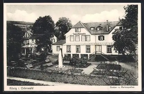 AK König i. Odenwald, Gustav- und Marienquellen