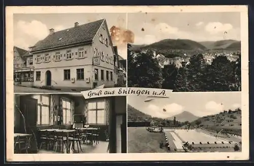 AK Eningen u. A., Gasthaus und Bäckerei Zum Tal, Bes. Otto Roth