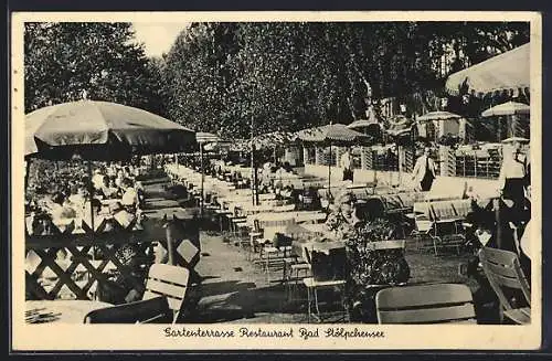 AK Berlin-Wannsee, Gartenterrasse des Restaurant Bad Stölpchensee von Johann Krops