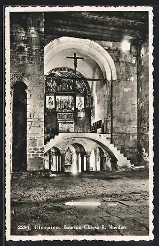 AK Giornico, Interno Chiesa S. Nicolao