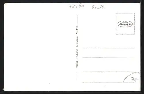 AK Gönningen, Ansicht mit dem Rossberg