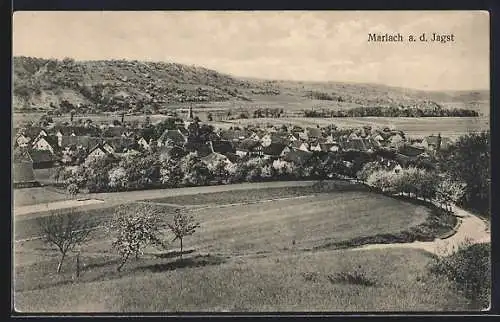 AK Marlach, Gesamtansicht des Ortes an der Jagst