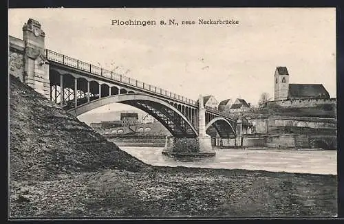 AK Plochingen a. N., Neue Neckarbrücke