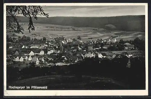 AK Hochspeyer /Pfälzerwald, Gesamtansicht aus der Vogelschau