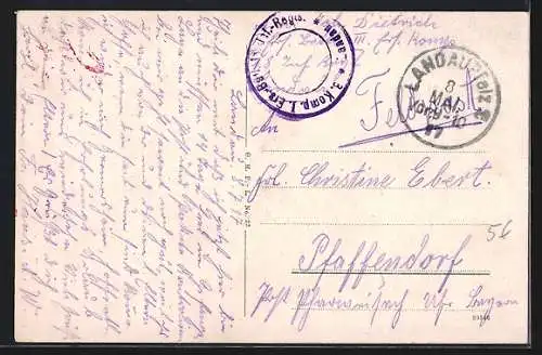 AK Landau /Pfalz, Kaserne d. K. bayr. 18. Inf. Regts.