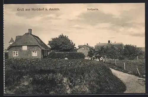 AK Norddorf, Ortsansicht