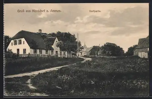 AK Norddorf a. Amrum, Dorfpartie