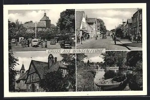 AK Winsen /Luhe, Gruss mit Partien aus der Stadt