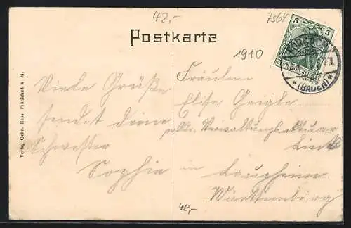 AK Forbach, Teilansicht des Ortes