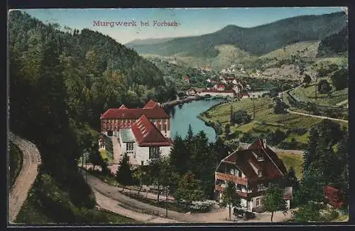 AK Forbach, Panorama mit Murgwerk