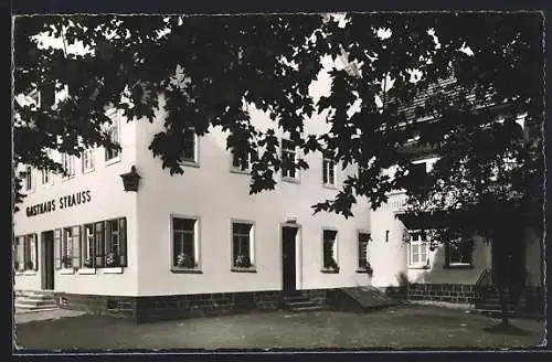 AK Ottenau-Gaggenau, Gasthaus zum Strauss Emil Merkel