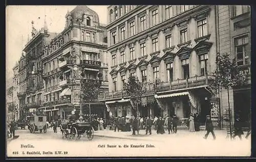 AK Berlin, Cafe Bauer und die Kranzler Ecke