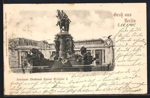 AK Berlin, National-Denkmal Kaiser Wilhelm I.