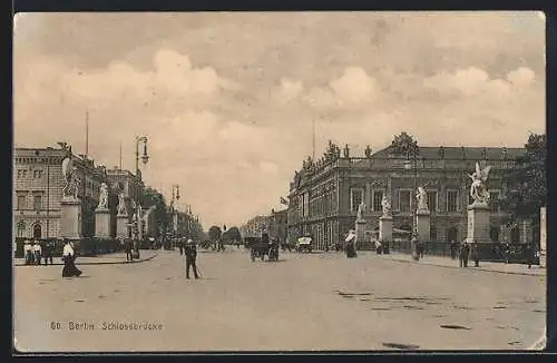 AK Berlin, Auf der Schlossbrücke