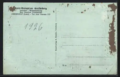 AK Obernhof a. d. Lahn, Kloster Arnstein