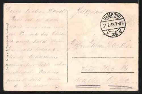 AK Hamburg-Neustadt, Rödingemarkt-Graskeller-Ecke mit Hochbahn