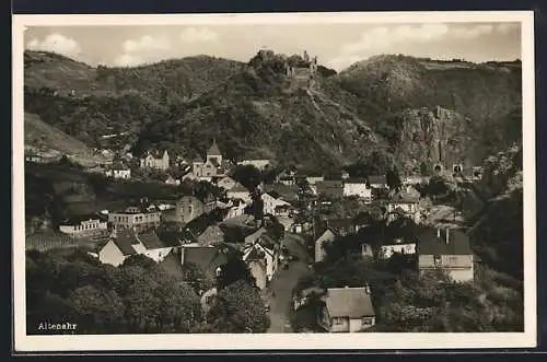 AK Altenahr, Ortsansicht mit Burgruine