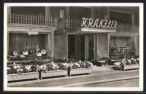 AK Frankfurt a. M., Cafe Kranzler, Eingangsbereich