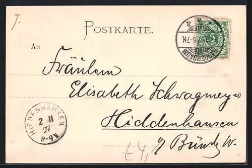 AK Frankfurt a. M., Ortsansicht mit Mainbrücken