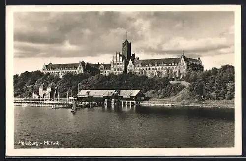 AK Flensburg-Mürwik, Blick nach der Marineschule