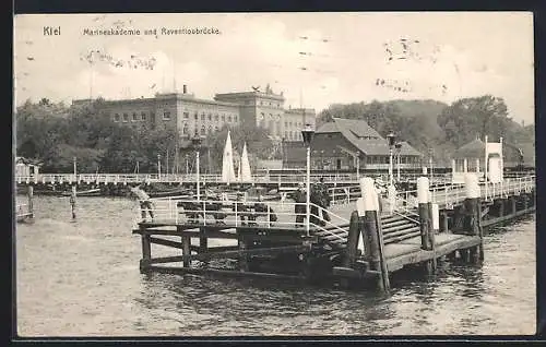 AK Kiel, Marineakademie und Reventioubrücke