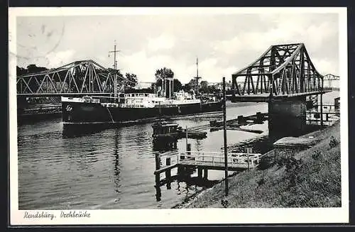 AK Rendsburg, an der Drehbrücke