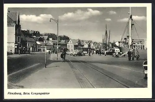 AK Flensburg, Strassenpartie beim Kompagnietor