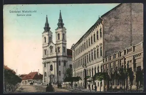 AK Miskolcz, Szemere utcza