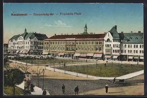 AK Kecskemét, Freiheits-Platz