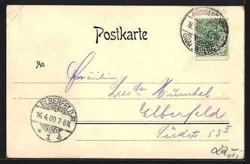 Lithographie Düsseldorf-Grafenberg, Restaurant Rolandsburg