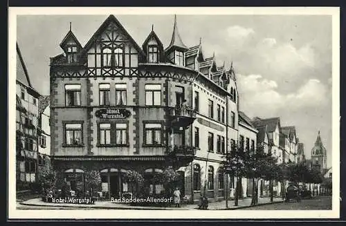 AK Bad Sooden-Allendorf, Hotel Werratal Fritz v. Velfen