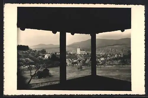 AK Gernsbach, Blick vom Cafè Waldfrieden