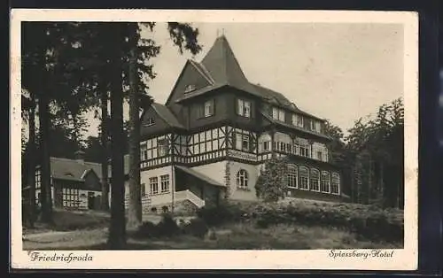 AK Friedrichroda, Spiessberg-Hotel