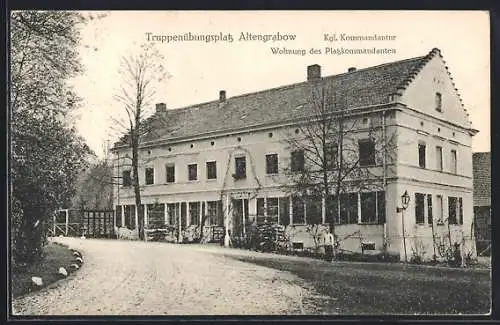 AK Truppenübungsplatz Altengrabow, Kgl. Kommandantur, Wohnung des Platzkommandanten