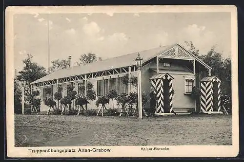 AK Alten-Grabow, Truppenübungsplatz Kaiser-Baracke