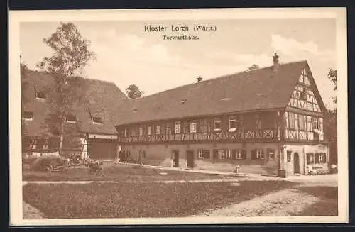 AK Lorch /Württ., Kloster, Torwarthaus