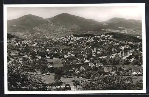 AK Loffenau /Nördl. Schwarzwald, Blick auf den Merkur