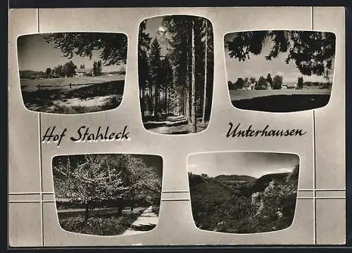 AK Ohnastetten /Reutlingen, Gasthaus Hof Stahleck, Bes. Hermann Feucht