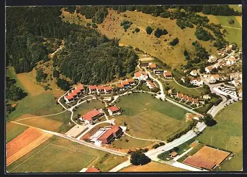 AK Gomadingen, Feriendorf vom Flugzeug aus