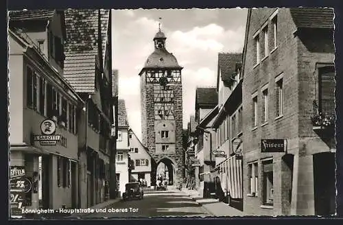 AK Bönnigheim, Hauptstrasse und oberes Tor