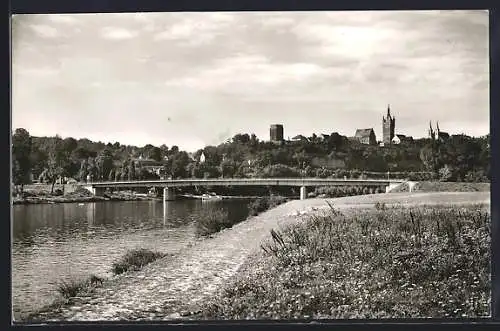 AK Bad Wimpfen a. Neckar, Ansicht mit Neckarnbrücke