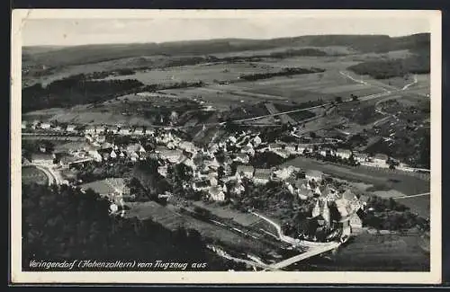 AK Veringendorf /Hohenzollern, Ortsansicht, Fliegeraufnahme