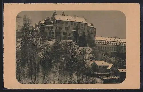 AK Weilburg a. d. Lahn, Schloss im Winter