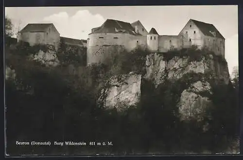 AK Beuron /Donautal, Burg Wildenstein