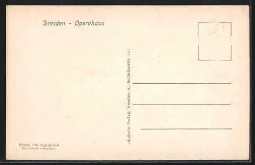 AK Dresden, Opernhaus